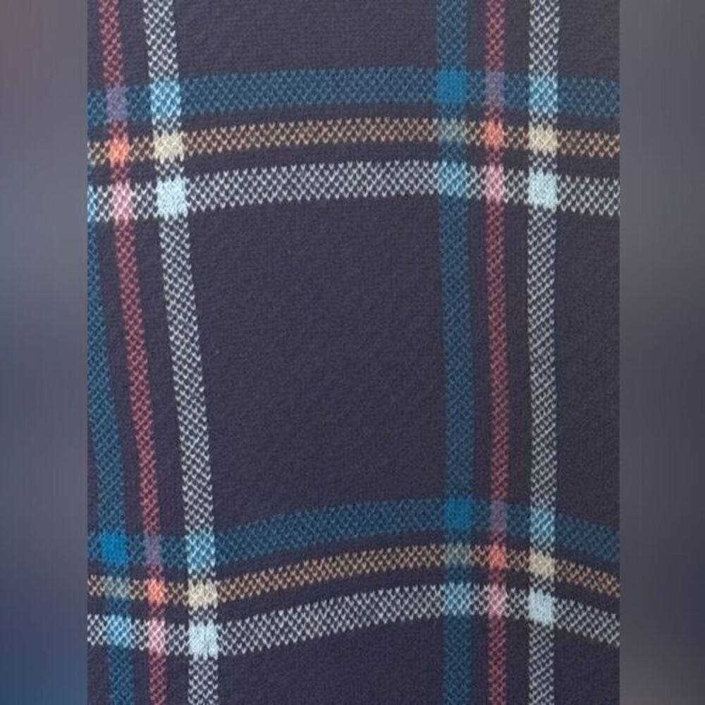 TALBOTS Cotton Plaid Cardigan cottage core laying - Picture 5 of 6